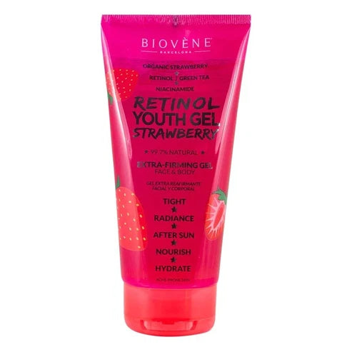 Biovene Retinol Youth Gel Strawberry Extra-Firming Face y Body 200ml