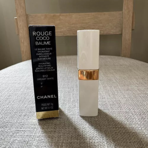 Chanel Rouge Coco Baume Hydrating Conditioning Lip Balm 912-Dreamy White