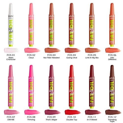 Nyx Fat Oil Slick Click Bálsamo Labial Brillante Double Tap 2g