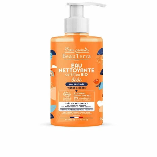 Beauterra Bio Bebé Agua Limpiadora Sin Perfume 750ml