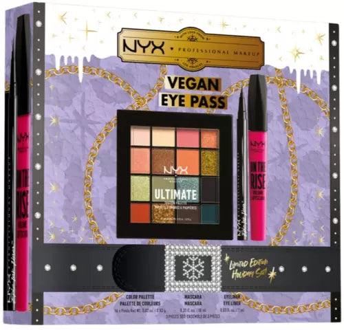 Nyx Vegan Eye Pass Limited Edition Lote 3 Piezas