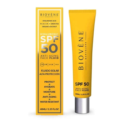 HYALURONIC ANTI-AGING facial fluid SPF50 40 ml