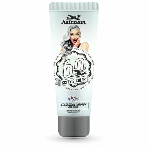 Hairgum Sixty's Color Hair Color White