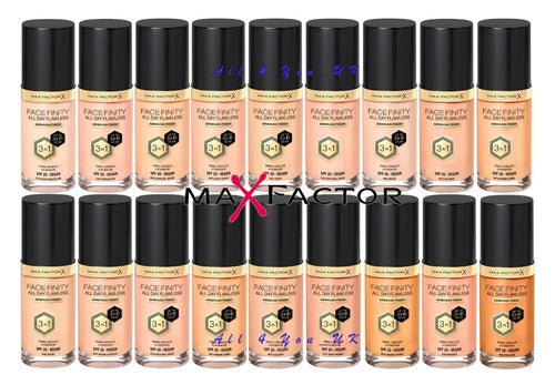 Max Factor Facefinity 3in1 Primer, Concealer y Foundation 77-Soft Honey 30ml