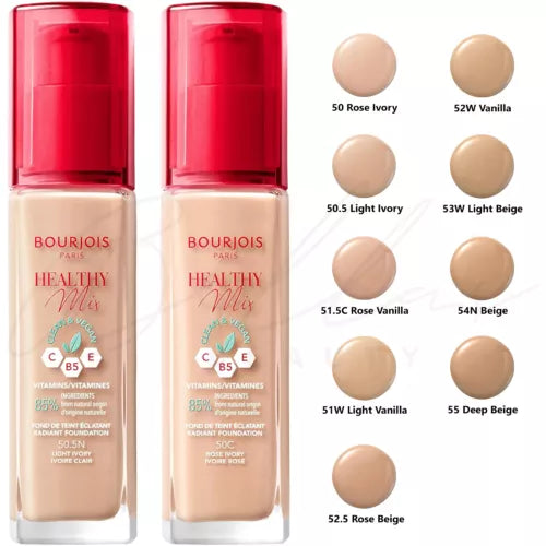 Bourjois Healthy Mix Base De Maquillaje 50c-Rose Ivory 30ml