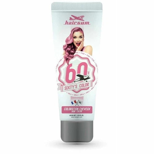Hairgum Sixty's Color Hair Color Pink