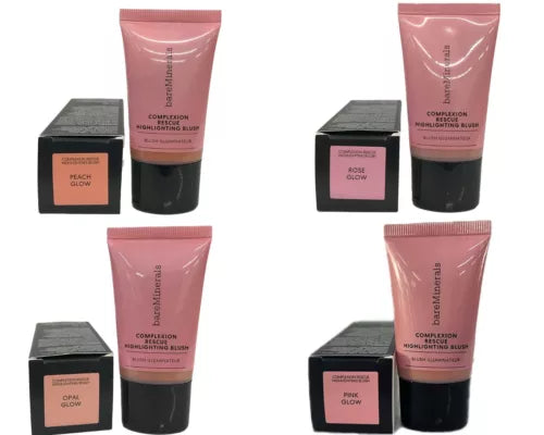 Bareminerals Complexion Rescue Highlighting Blush Colorete Iluminador En Gel-Crema Rose Glow 15ml