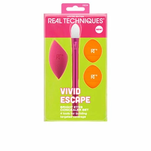 Real Techniques Vivid Escape Bright Eyes Concealer Estuche 4 Piezas