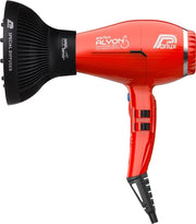 Parlux Hair Dryer Alyon Rojo Lote 4 Piezas