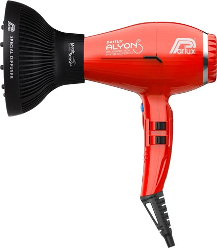 Parlux Hair Dryer Alyon Rojo Lote 4 Piezas