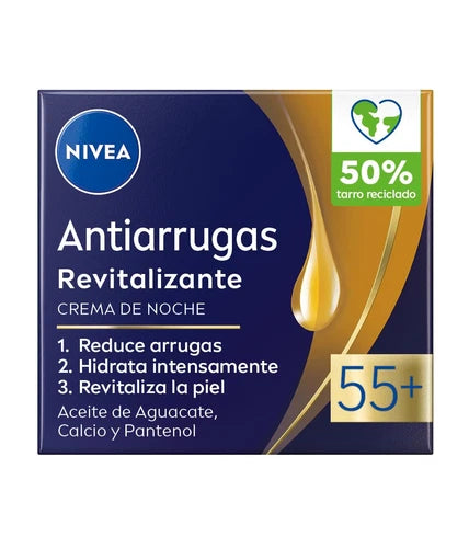 Nivea Anti-Arrugas 55 Crema Cuidado Revitalizante Noche 50ml