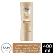 Dove Visible Glow loción Corporal Autobronceadora Tono Medio 400ml