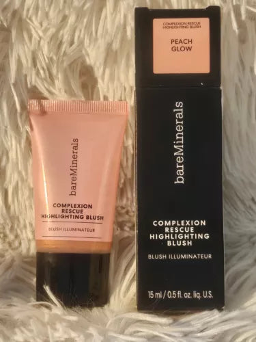 Bareminerals Complexion Rescue Highlighting Blush Colorete Iluminador En Gel-Crema Peach Glow 15ml