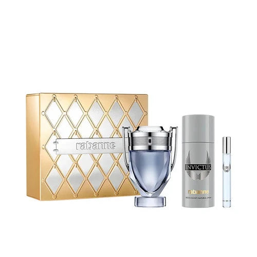 Paco Rabanne Estuche Invictus Eau De Toilette 100ml Desodorante 150ml Eau De Toilette 10ml