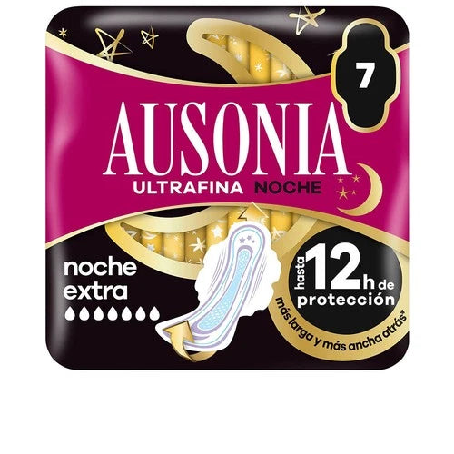 Ausonia Compresas Noche Extra Alas 7 U
