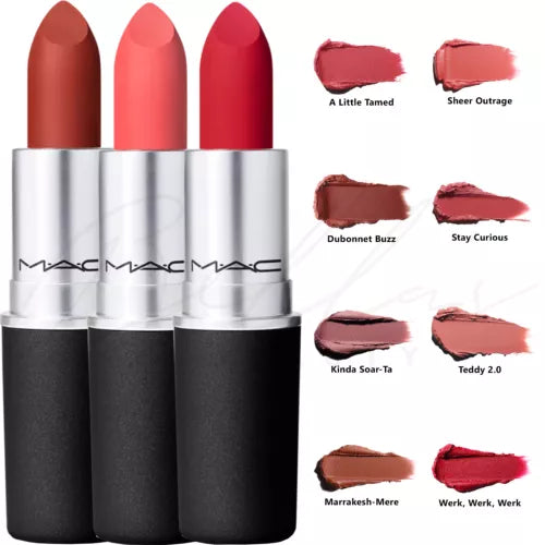 Mac Powder Kiss Lipstick Dubonnet buzz 3g