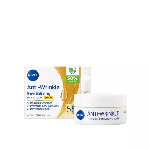 Nivea Anti-Arrugas 55 Crema Cuidado Revitalizante Día Spf15 50ml