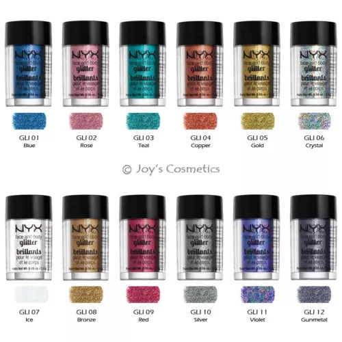 Nyx Glitter Brillants Face and Body Crystal 2,5g
