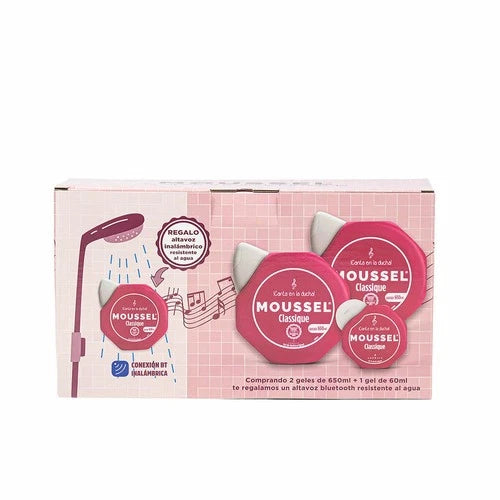 Est Moussel Clasic 600 2 Uds Petaca 65ml Altavoz Ducha
