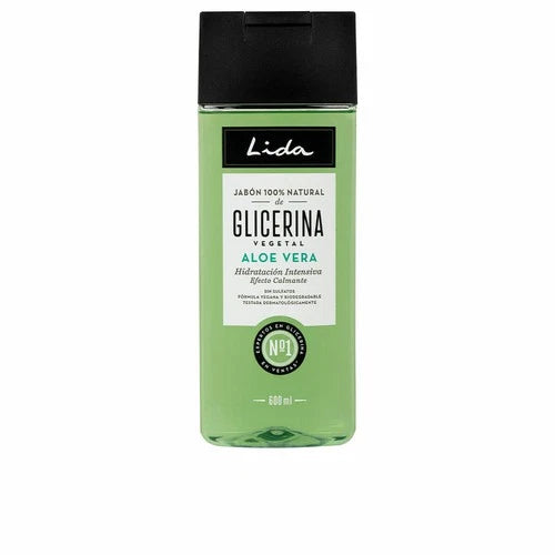 Lida Jabón 100 Natural Glicerina y Aloe Vera 600ml