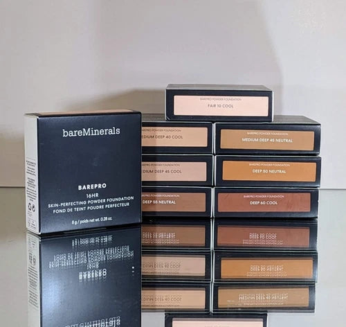 Bareminerals Barepro 16hr Powder Foundation Deep Deep 50 Neutral 8g