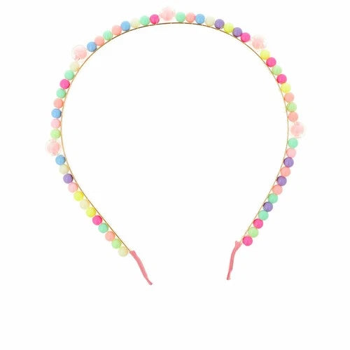 Inca Diadema Metal Con Bolitas De Colores 13 X 15, 5 Cm 1 U