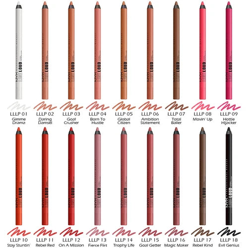 Nyx Line Loud Lip Pencil Stick 3-Goal Crusher