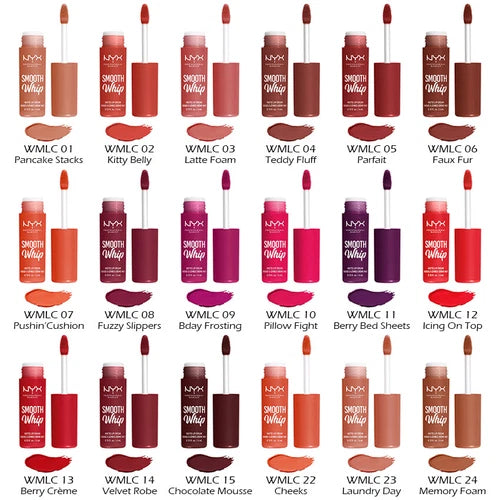 Nyx Smooth Whipe Matte Lip Cream Late Foam 4ml