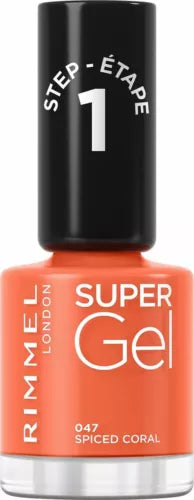 Rimmel London Super Gel Esmalte De Uñas 047-Spiced Coral 12ml