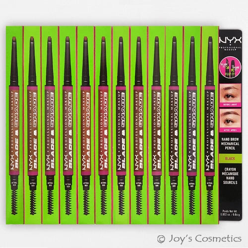 Nyx Blade y Shade Nano Lápiz De Cejas 06-Rich Auburn 1 U