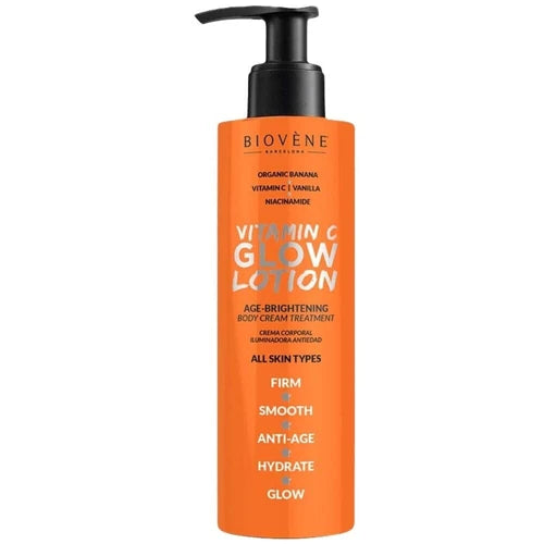 Biovene Vitamin C Glow Lotion Age-Brightening Body Cream Treatment 200ml