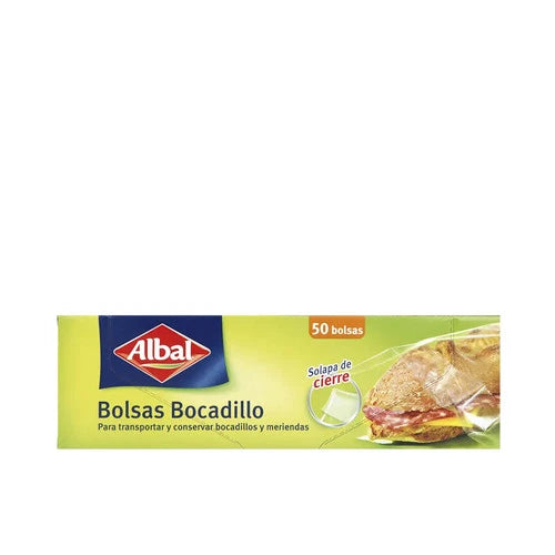 Albal Bolsas Bocadillo Con Solapa De Cierre 50 U