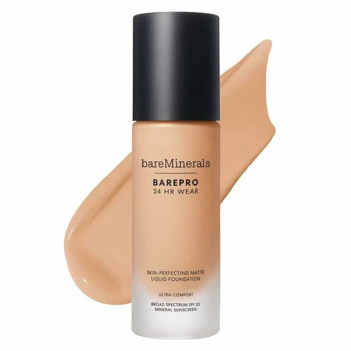 Bareminerals Barepro 24hr Wear Fondo De Maquillaje Líquido Mate Spf20 Light 28 Neutral 30ml