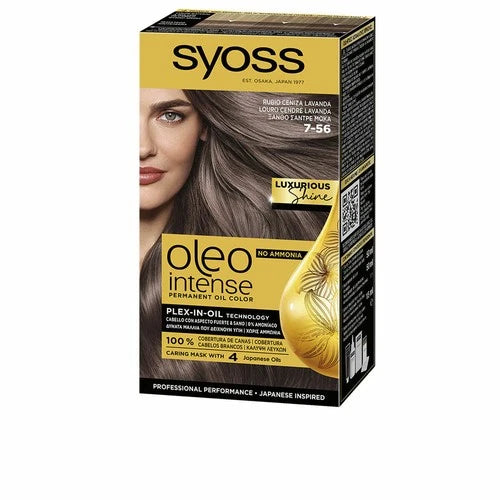Syoss Oleo Intense Tinte Sin Amoniaco 7-56-Rubio Ceniza Lavanda 5 U
