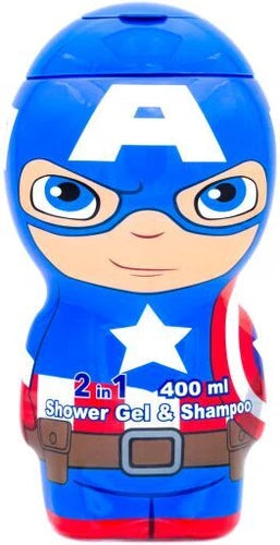 Marvel Air-Val Capitan America Gel y Champu 2d400